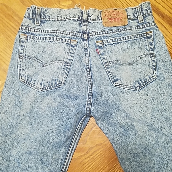 SUPER RARE VNTG LEVI STRAUS RED TAB 505 EUC size 34/34 HIGH WAISTED RELAXED FIT - Picture 4 of 9